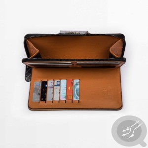 کیف کارتی با تعدادی کارت بانکی بنام خانم سارا
